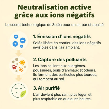 Soléa™ Ioniseur d'air